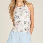 WILSON naiste Fieldhouse lillemustriga tanktop