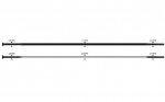 Kodarad - Sapim CX-Ray Straight 2-2.3-0.9-2.0 x 304 mm