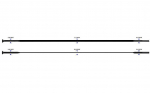 Kodarad - Sapim CX-Ray Straight 2-2.3-0.9-2.0 x 298 mm