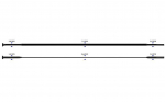 Kodarad - Sapim CX-Ray Straight 2-2.3-0.9-2.0 x 296 mm