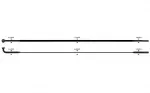 Kodarad - Sapim CX-Ray J-Bend 2-2.3-0.9-2 x 280 mm