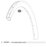 Maanteeratta velg - Mavic Kit FT/RR Rim Cosmic S42 Disc