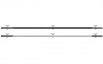Kodarad - Sapim CX-Ray Straight 2-2.3-0.9-2.0 x 300 mm