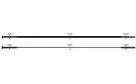 Kodarad - Sapim CX-Ray Straight 2-2.3-0.9-2.0 x 298 mm