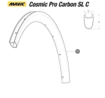 Maanteeratta velg - Mavic Cosmic Pro Carbon SL