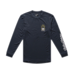 Laste MTB-s&auml;rk - Troy Lee Designs Youth Ruckus Ride Long Sleeve Tee, pressitud s&uuml;sinik, L