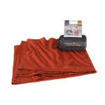 Reisitekk - Cocoon Merino Wool/Silk Travel Blanket, punane