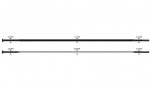 Kodarad - Sapim CX-Ray Straight 2-2.3-0.9-2.0 x 290 mm