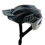Poolkestaga kiiver - Troy Lee Designs Flowline SE Badge, hall kamuflaaž, XS-S