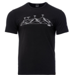 T-s&auml;rk - Turbat Panorama Men's T-shirt, must, XXL