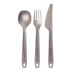 S&ouml;&ouml;giriistade komplekt - Lifeventure Titanium 3pcs Cutlery Set
