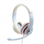 Gembird  Stereo Headset  MHS 03 WTRD  3.5 mm  White with Red Ring