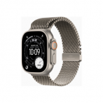 Apple Watch Ultra 3&nbsp;GPS + Cellular&nbsp;49mm&nbsp;Natural Titanium Case with Natural Titanium Milanese Loop - Medium  Apple