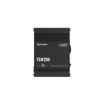 Teltonika TSW200  Industrial POE+ Ethernet Switch  DIN rail mountable  SFP ports quantity 2  PoE+ ports quantity 8
