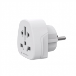 Gembird World to EU power adapter plug, 15 A   A-AC-EUMINTF   Travel adapter