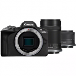 Canon  EOS R50 + RF-S 18-45mm F4.5-6.3 IS STM + RF-S 55-210mm F5-7.1 IS STM (SIP)  Megapixel 24.2 MP  Image stabilizer  ISO sensitivity (max) 32000