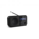 Sharp DR-P420(BK) Tokyo Portable Digital Radio, FM/DAB/DAB+, Bluetooth 5.0, USB or Battery Powered, Midnight Black  Sharp  Tokyo Portable Digital Radio  DR-P420(BK)  Bluetooth