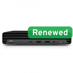 HP Renewed Grade B  EliteDesk 800 G6 Desktop Mini  Intel Core i5  i5-10500T  16 GB