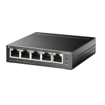 TP-LINK  5-Port Gigabit Easy Smart Switch with 4-Port PoE+  TL-SG105MPE  Managed L2  Desktop