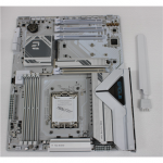 SALE OUT. Gigabyte B850 EAGLE WF7 ICE  Processor family AMD  Processor socket AM5  Number of SATA connectors 4  USED, REFURBISHED, WITHOUT ACCESSORIES, ONLY BACK PANEL, AND ANTENA INCLUDED