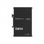 Teltonika DIN Rail Switch   TSW114   Unmanaged   Wall-mountable   Gigabit Ethernet (copper) ports quantity 5