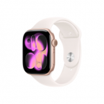 Apple Watch Series 11&nbsp;GPS&nbsp;46mm&nbsp;Rose Gold Aluminium Case with Light Blush Sport Band - M/L  Apple