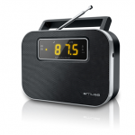 Muse  M-081R  Alarm function  2-band PLL portable radio  Black