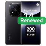 Xiaomi Renewed  Grade A  Redmi Note 14 Pro+  256 GB  Midnight Black