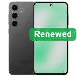 Samsung Renewed Grade A  Galaxy S24 FE  Graphite  6.7 "  128 GB