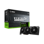 MSI GeForce RTX 5080 16G VENTUS 3X OC BLACK   NVIDIA   16 GB   GeForce RTX 5080   GDDR7