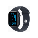 Apple Watch SE 3 GPS 44mm Midnight Aluminium Case with Navy Blue Sport Band - S/M  Apple