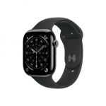 Apple Watch Series 11&nbsp;GPS + Cellular 46mm&nbsp;Slate Titanium Case with Black Sport Band - M/L  Apple