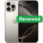 Apple Renewed Grade C  Apple iPhone 16 Pro  Natural Titanium  6.3 "  OLED