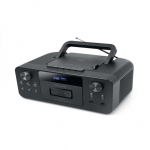 Muse  Portable CD Radio Cassette Recorder With Bluetooth  M-182 DB  AUX in  Black