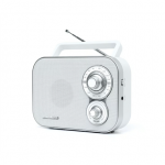 Muse  Portable Radio  M-051RW  AUX in  White