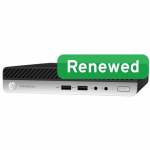 HP Renewed Grade B  ProDesk 400 G4 DM  Intel Core i3  i3‑8100T  8 GB