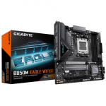 Gigabyte B850M EAGLE WF6E  Processor family AMD  Processor socket AM5  DDR5  Supported hard disk drive interfaces SATA, M.2