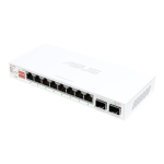 Asus   QG-U1080   8-Port 2.5G and 2-Port 10G SFP+ Switch   Unmanaged   Desktop
