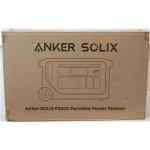 SALE OUT. Anker SOLIX F3000 Portable Power Station  Anker Solix Portable Power Station, 3072 Wh, 3600 W  F3000  24 month(s)  DAMAGED PACKAGING AND MANUAL, DIRTY WHEELS, SCRATCHED HANDLE