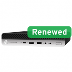 HP Renewed Grade B  ProDesk 600 G5 DM  Intel Core i3  i3-9100T  8 GB