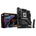 Gigabyte X870E A ELITE WIFI7  Processor family AMD  Processor socket AM5  DDR5  Supported hard disk drive interfaces SATA, M.2