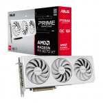 Asus Prime Radeon RX 9070 XT White OC Edition 16GB GDDR6  AMD  16 GB  Radeon RX 9070 XT  GDDR6