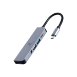Cablexpert USB Type-C 5-in-1 multi-port adapter (Hub + HDMI + PD + stereo audio)  A-CM-COMBO5-02