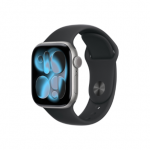 Apple Watch Series 11&nbsp;GPS + Cellular 42mm Space Grey Aluminium Case with Black Sport Band - M/L  Apple