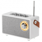 Camry  Speaker with radio  CR 1902 W  White  Wireless connection