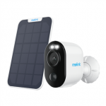 Reolink  Wireless Solar & Battery Powered Security Camera with Smart Detection, 3W  Argus Series B310 with Solar Panel  Bullet  3 MP