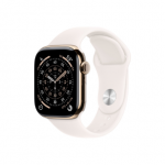 Apple Watch Series 11&nbsp;GPS + Cellular 42mm&nbsp;Gold Titanium Case with Light Blush Sport Band - M/L  Apple