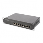 Digitus  8-port Gigabit Ethernet Switch  DN-80114  Unmanaged  Rackmountable
