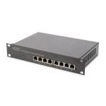 Digitus  8-port Gigabit Ethernet PoE switch  DN-95317  Unmanaged  Rackmountable
