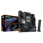 Gigabyte X870M AORUS ELITE WIFI7  Processor family AMD  Processor socket AM5  DDR5  Supported hard disk drive interfaces SATA, M.2